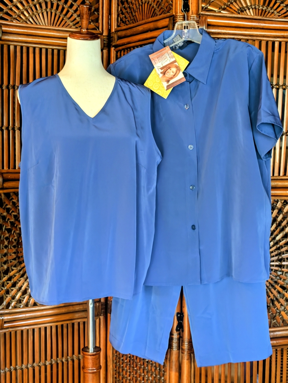 SUSAN GRAVER STYLE 3-Piece Pant Suit - Color Choice - XL - NWT - Picture 7 of 15